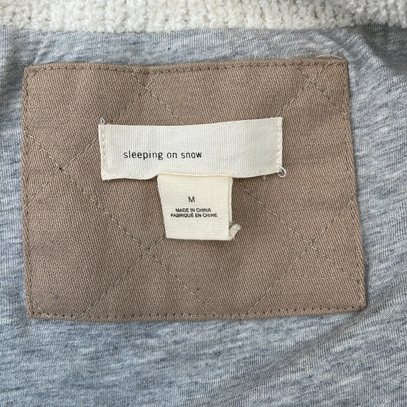 Anthropologie Quilted Jacket in Cream and Tan - Picture 7 of 12